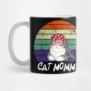 Vintage cat mommy Mug